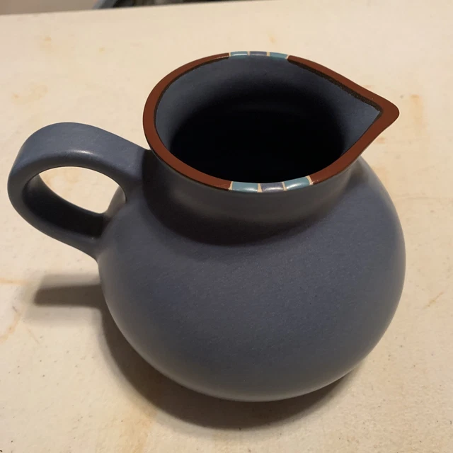 Dansk MESA Sky Blue PITCHER 6" Vintage 1990-2004 Stoneware