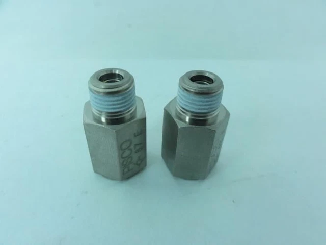 189858 New-No Box; Pisco CVFN1-N1BU Lot-2 Check Valves; 0-150psi; -29.5in.Hg