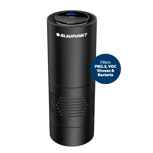 Blaupunkt AIRPURE AP 1.1 Luftfilter 3-Schicht System + Luftqualität Anzeige Auto