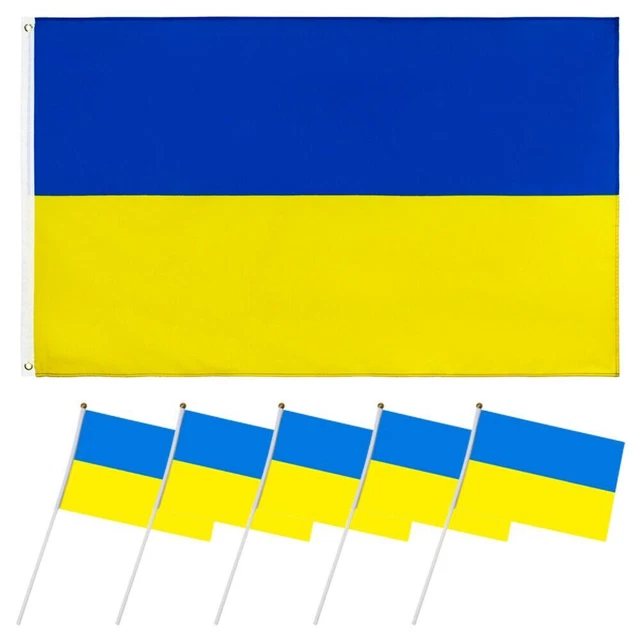 FABRIC PRINTING UKRAINIAN National Flags Ukraine Flag Garden Flags