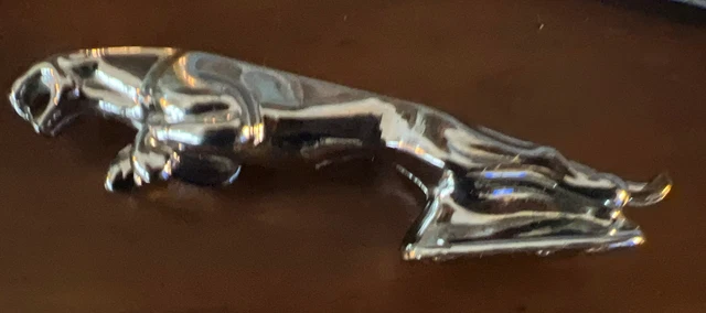JAGUAR  Chrome Hood Gem Ornament 5”