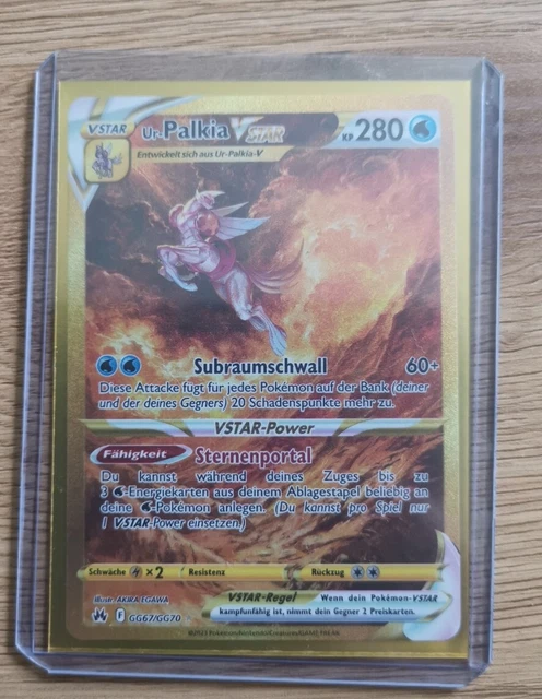 Pokemon Ur- Palkia VSTAR GG67/GG70 Gold Crown Zenith Zenit der Könige DE Karte