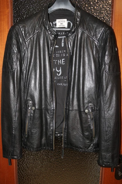 ORIGINAL CAMP DAVID Lederjacke mit Fellkragen 100% Echtleder Gr. XL UVP:  499 EUR 169,00 - PicClick DE