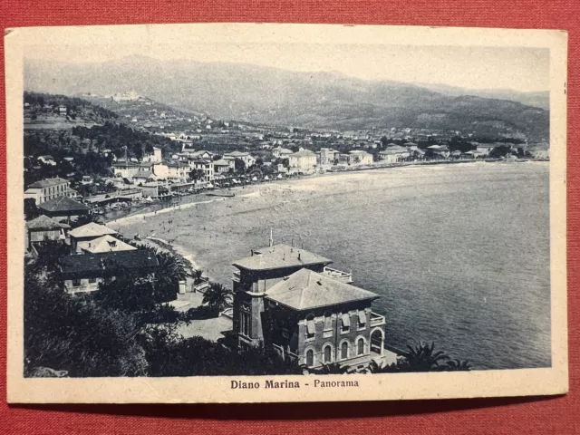 Cartolina - Diano Marina ( Imperia ) - Panorama - 1930