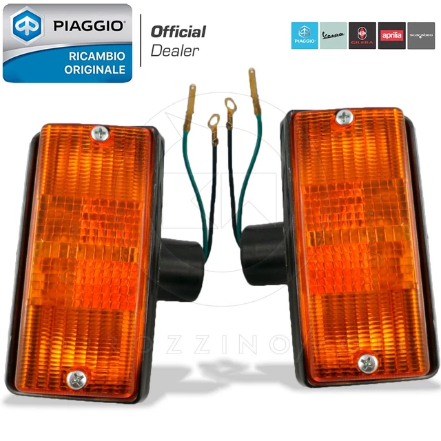 Coppia Frecce Anteriori Arancio Per VESPA PX 80 100 125 150 200 E Arcobaleno P 125 Ets T5 Pk S Automatica.1.25.1176.gp.2799 - Foto 5