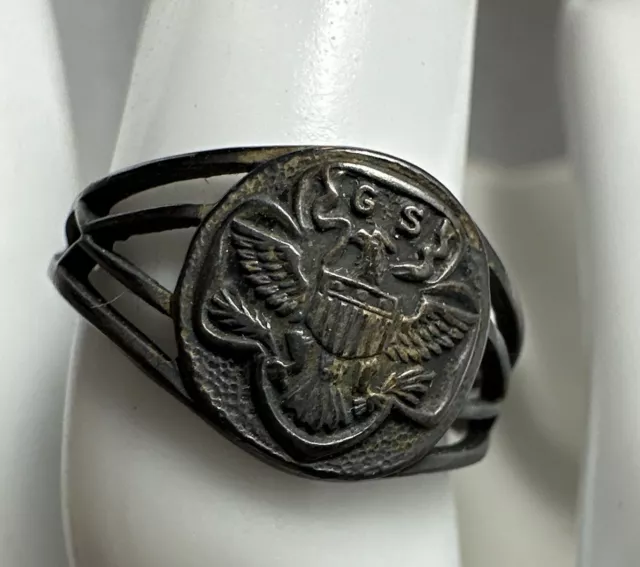 Vintage girl scout ring sales