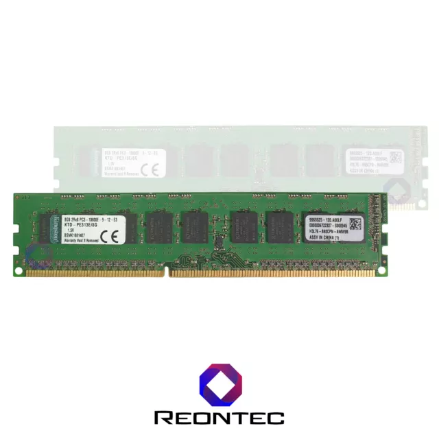 8GB Serveur RAM Kingston PC3 - 10600E DDR3 Ktd-pe313e/8g 2Rx8