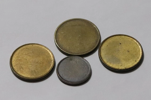Error Coins Germany Federal Republic 4 Blank Discs B36 Rr11