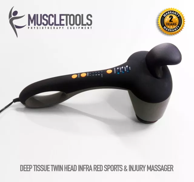 Electric Vibrating Muscle Neck Back Hand Held Percussion Massager Machine 2