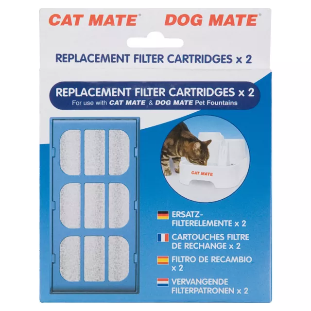 Cat Mate Filtre de Rechange pour Distributrice de Boisson 335 - 2 Pièce, Neuf