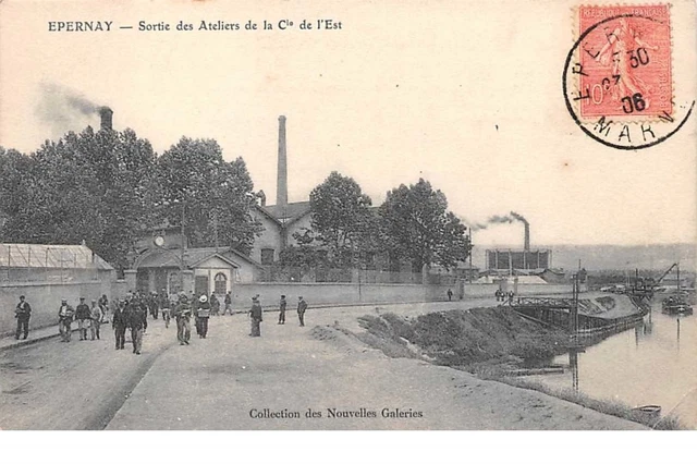 51. n° 202295.       EPERNAY.          EXIT FROM WORKSHOPS