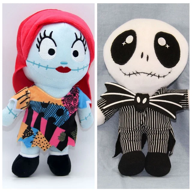 THE NIGHTMARE BEFORE Christmas Plush Toy Jack and Sally Stuffed Doll