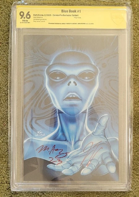 Blue Book #1 ComicsPro Virgin - InHyuk Lee CBCS 9.6 signed Tynion Oeming not CGC