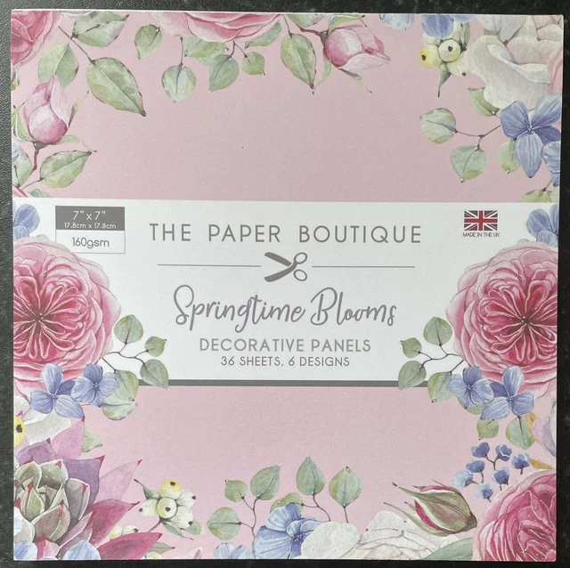 The Paper Boutique Springtime Blooms 7x7"" Papierblock