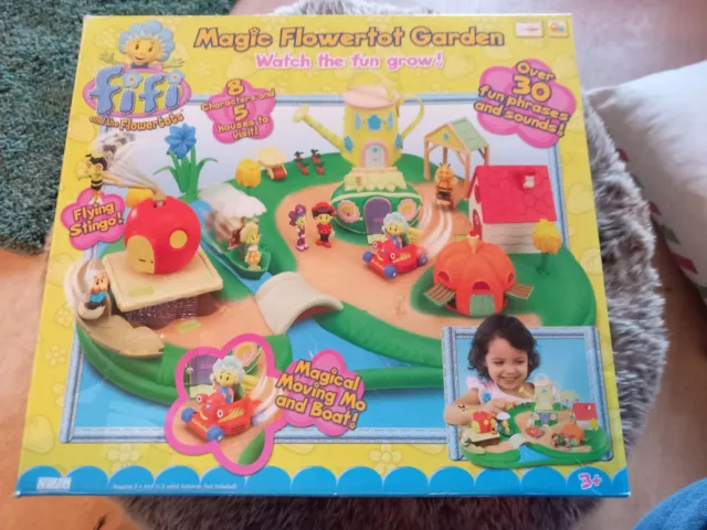 Fifi And The Flowertots Magic Flowertot Garden Playset With Instructions