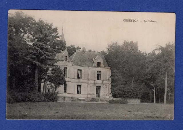 FC * CPA / postcard: Geneston -> Le Château