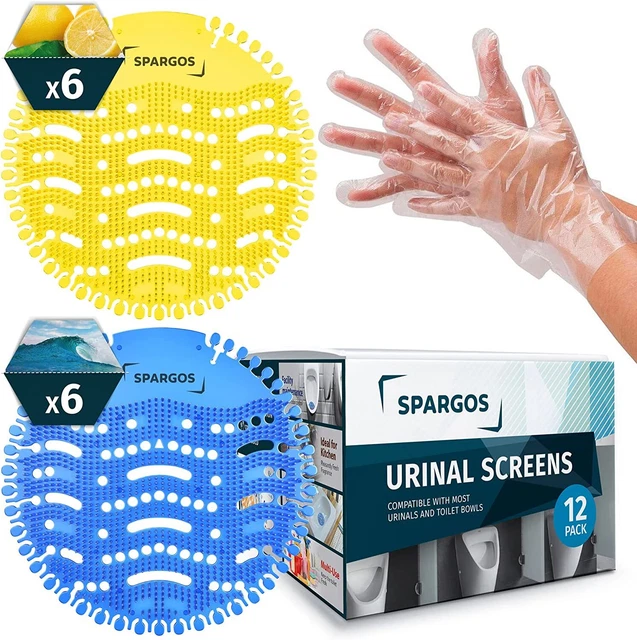 Desodorante para pantalla de orina (paquete de 12) tapetes de orina anti-salpicaduras inodoro refrescar el olor