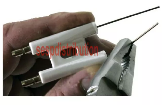 électrode d'allumage pour chaudière fil droit cosse de 4 mm pliable  re-coupable