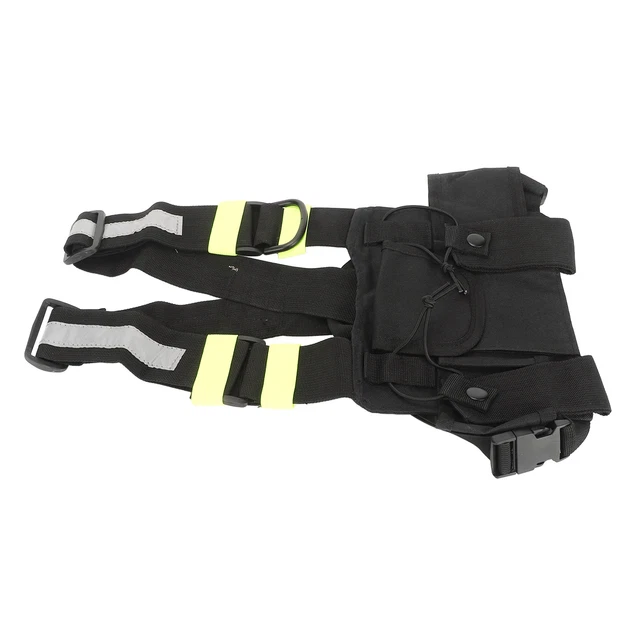 Radio Harness Bag Fluorescent Green Chest Bag For 2 Way Radio US