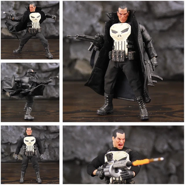 Punisher Frank Castle 6" Action Figure Battle Suit Armor SHIELD Agent Soldier To