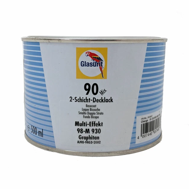 GLASURIT Vernice ad acqua multieffetto 98-M 930 Grafitana 0,5 LITRI