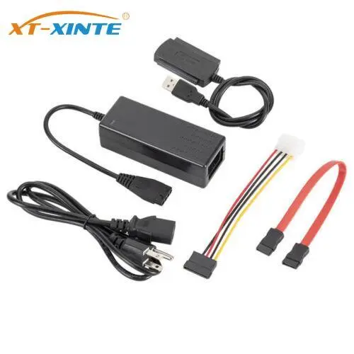XT-XINTE SATA PATA IDE Drive to USB2.0 Converter Adapter Cable for 2.5 "3.5" HDD