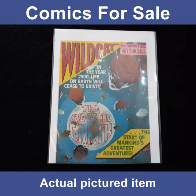 Wildcat preview comic 1988 - Fleetway Publications - British (LOT#10080)