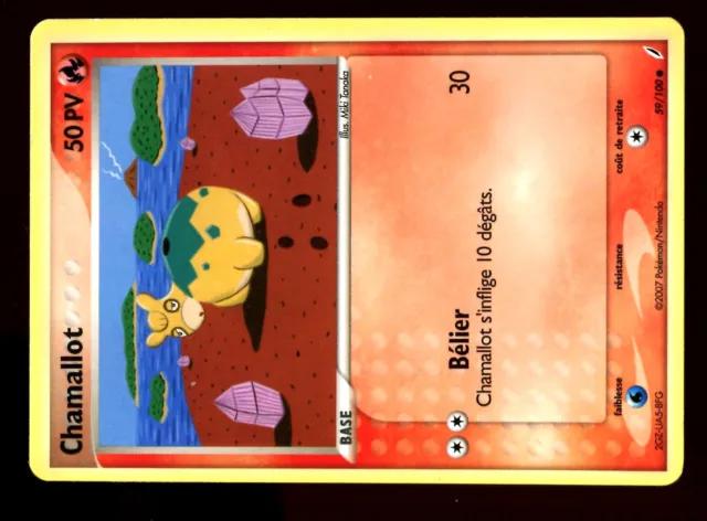 Pokemon Gardiens Cristal Unco N°  59/100 Chamallot