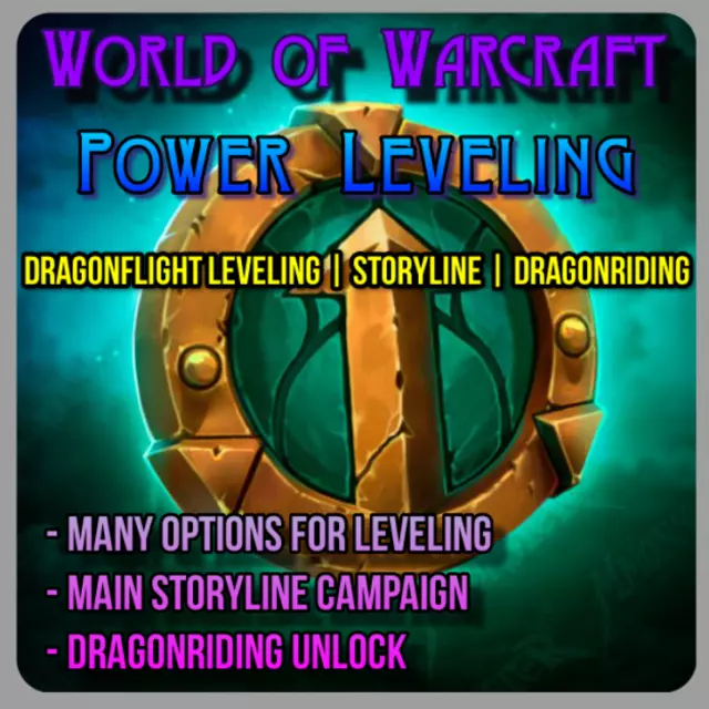 WoW Dragonflight Power Leveling Boost World of Warcraft Level Boosting Carry