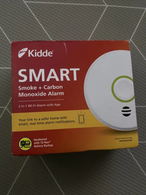 KIDDE Smart Smoke + Carbon Monoxide Alarm . P4010ACSCO-WF