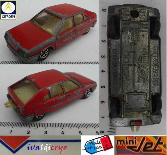 Citroën DS 21 Rouge Bordeau - Majorette 1/65 - Made In France