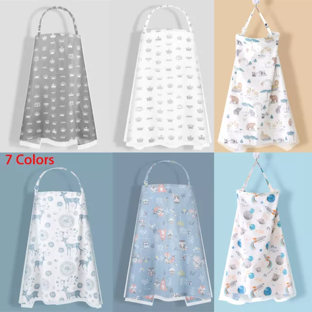 Mum Breastfeeding Nursing Apron Cover Up Baby Poncho Shawl Udder Blanket Cotton