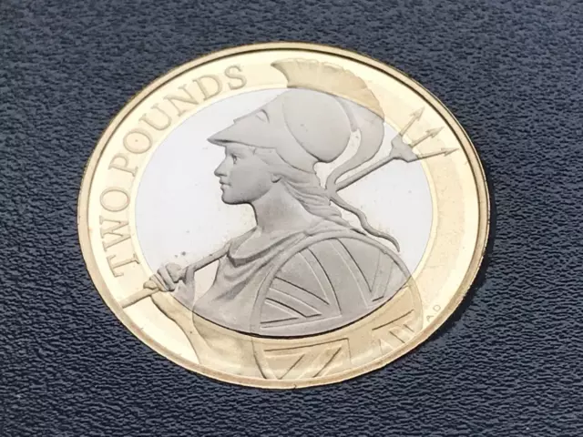 ~Simply Coins~ 2015 PROOF TWO 2 POUND BRITANNIA COIN 5TH PORTRAIT