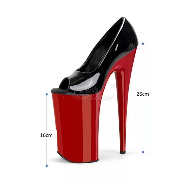 10" Heel, 6 1/4" Platform Criss-Cross Ankle Strap Pumps  Warning: Extreme High Heels. Not … | Ankle strap heels, Extreme high heels,  Ankle strap pumps