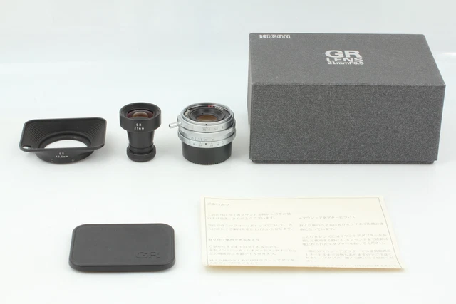 [MINT IN BOX] RICOH GR 21mm F3.5 L39 film camera lens Hood Viewfinder From JAPAN 2