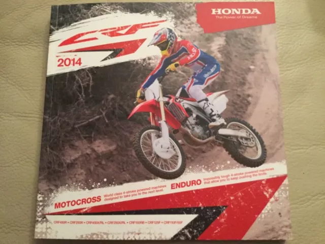 Honda Motorcycles CRF Range Brochure - 2014