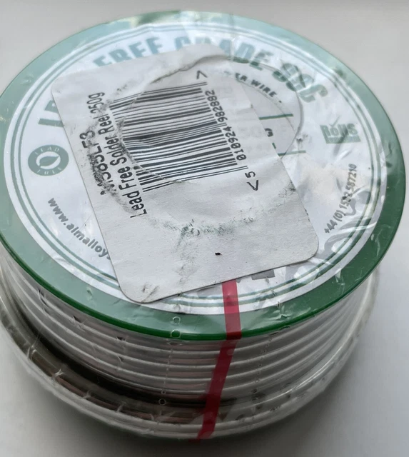 LEAD FREE SOLDER Grade 99C 3.25mm 250g x 1 AIM Premium Plumbing Wire