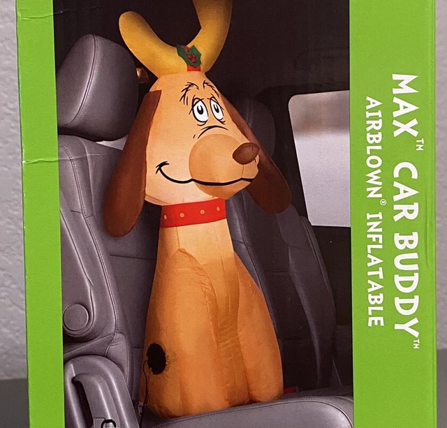 Decorazione Natalizia Gonfiabile Grinch – 120 Cm, Con Licenza Ufficiale, Piedini Zavorrati E Luci Interne, Per Interni Ed Esterni