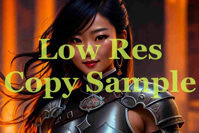 Amazon Women (AI Generated) posing -