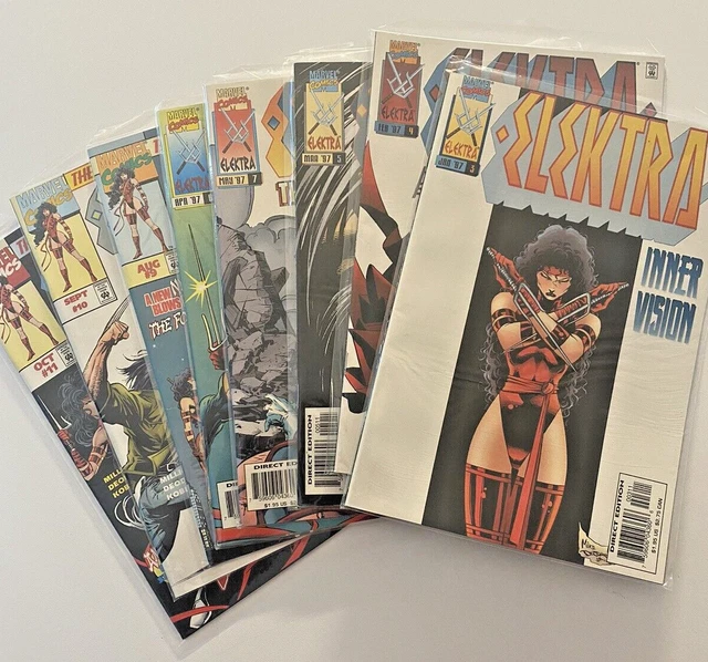 Elektra 1997 Marvel Comics - Lot of 8 Issues - 3 4 5 6 7 9 10 11