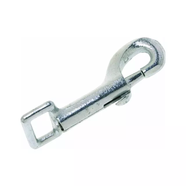 (3) Cooper Tools Campbell Chain Rigid Bolt Snap 40 Lb Chrome Plated 3-1/16" Long