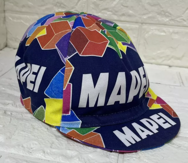 Casquette Chapeau Cap Hat Vélo Cyclisme Équipe Mapei Neuf