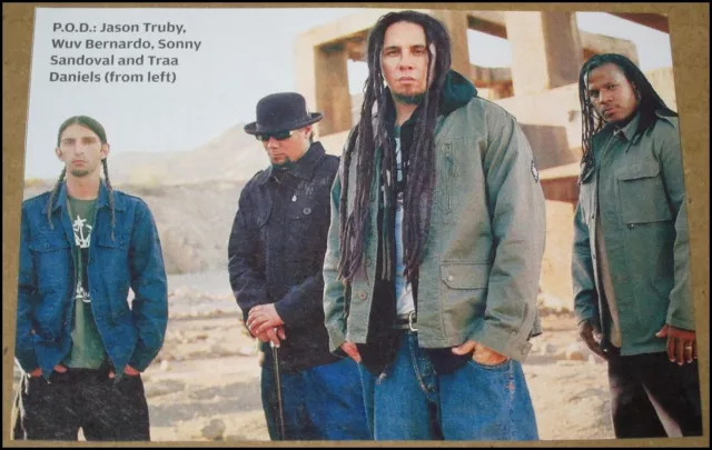 2006 P.O.D. Payable on Death Rolling Stone Photo Clipping 4.25x3 Sonny Sandoval