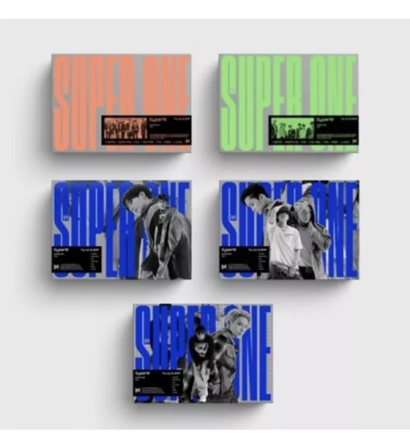 SUPERM [SUPER ONE] 1st Album SEALED CD+Photobook+Photocard+etc+Tracking Num