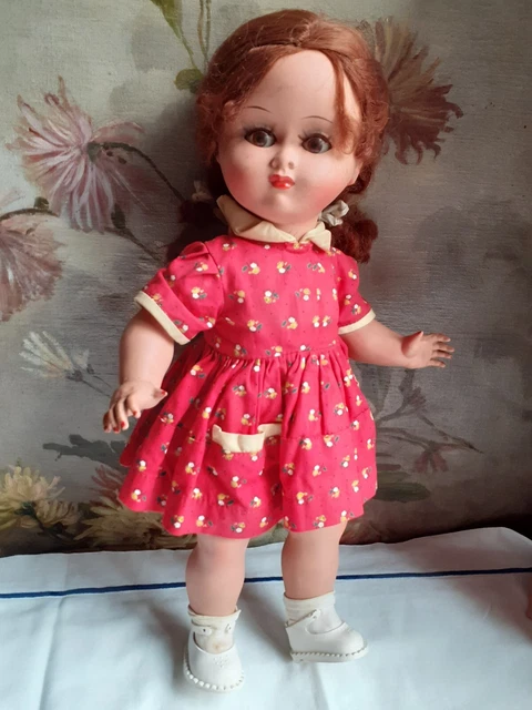 Rare Poupée Bella SCHILDKROT 44 Cm - Corps Articulé Années 70 - France