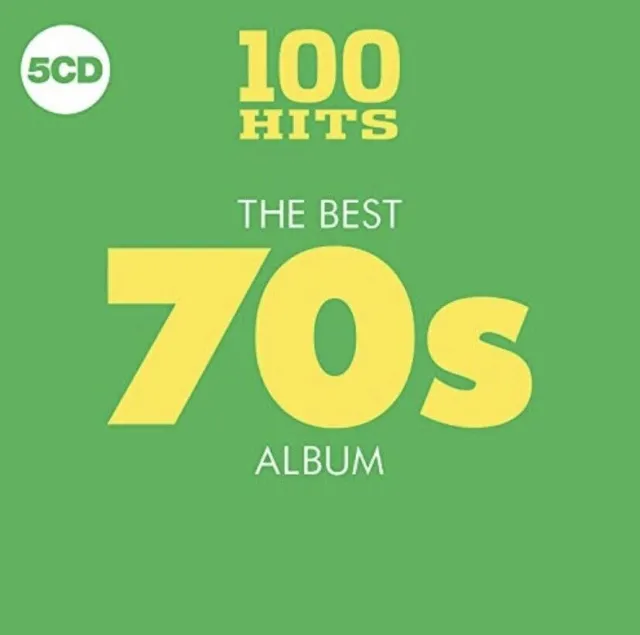 100 Hits: The Best 70s Album CD (2018) NEW AND SEALED 5 Disc Album Box Set