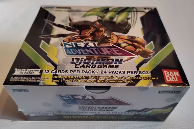 Digimon Card Game - Next Adventure - BT07 - Boosterdisplay - neu & OVP