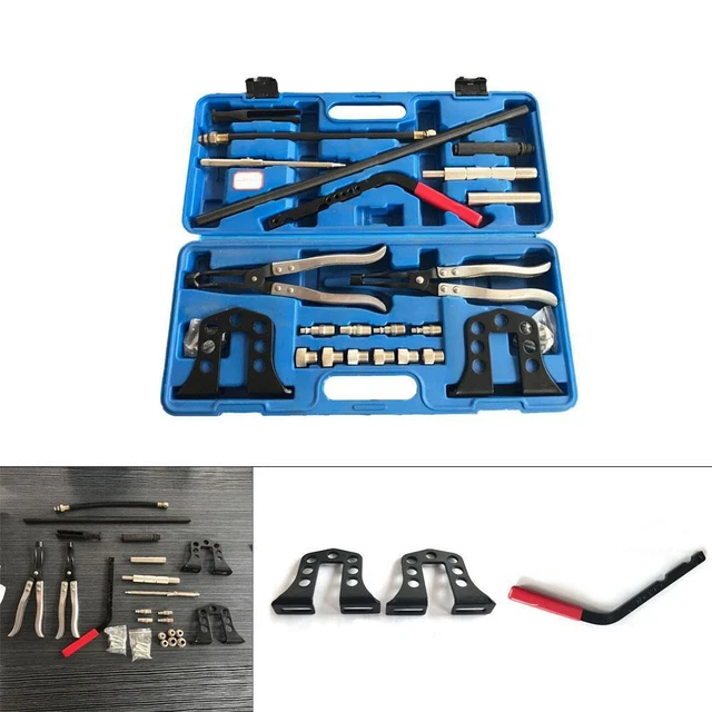23Pcs Universal OHV/OHC Install Removal Overhead Valve Spring Compressor Kit