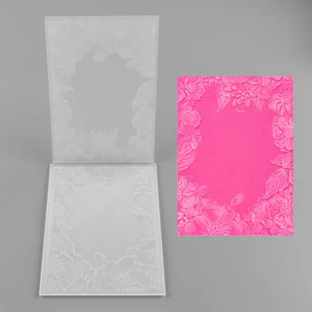 3D Embossing Folder Flowers Stencils For DIY Scrapbooking Embossing Craft Card