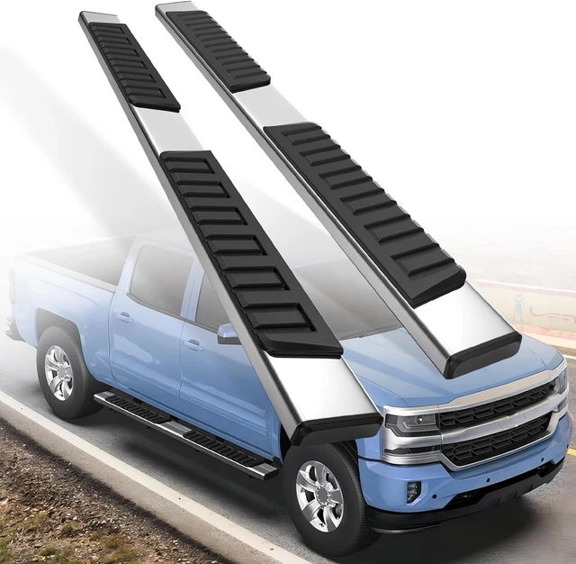 RUNNING BOARDS FIT 2025 Chevy Silverado GMC Sierra 1500 2500HD 3500HD